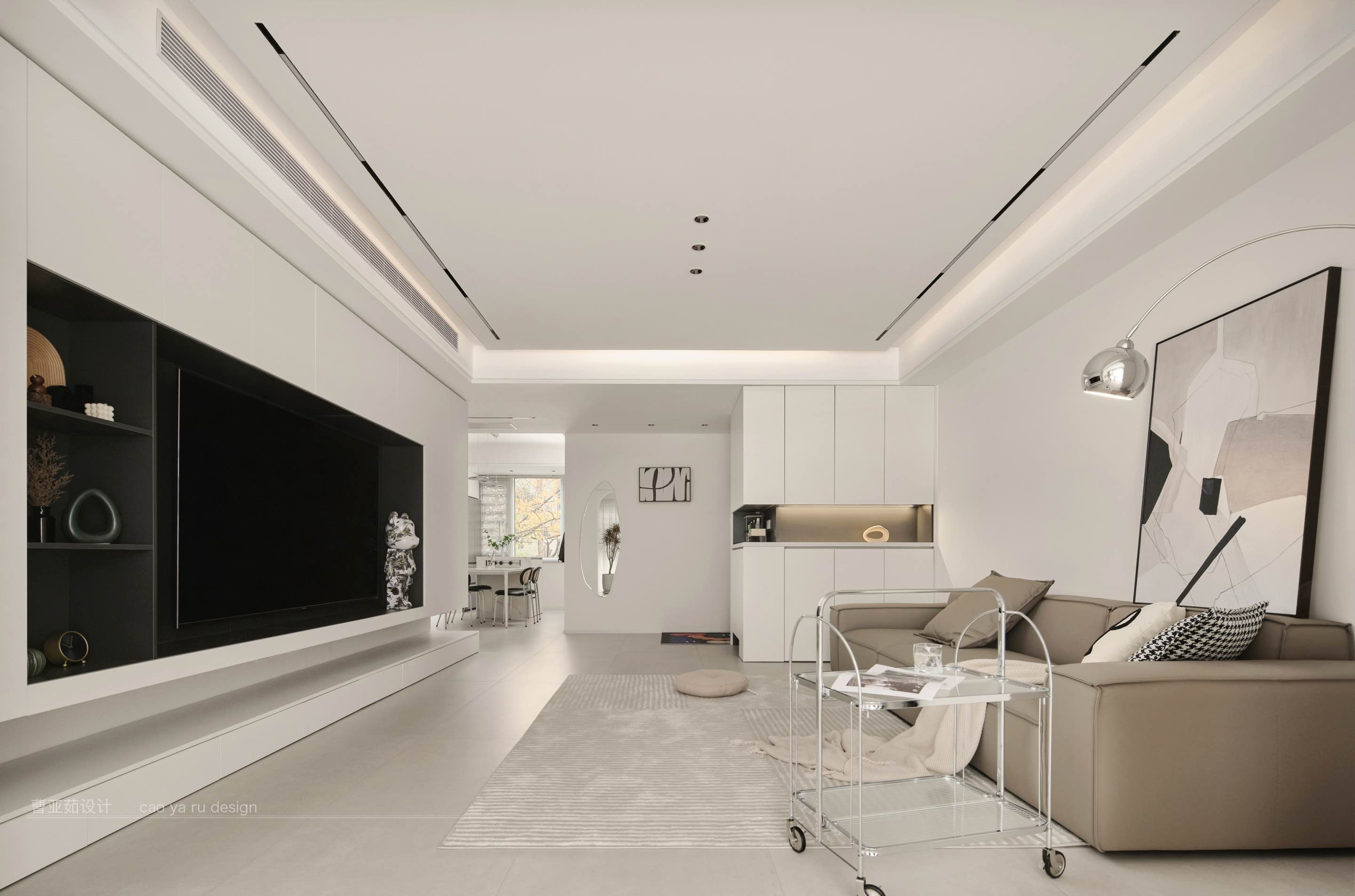 屿山行·极简黑白灰空间设计丨中国南京丨屿山行建筑空间设计-10