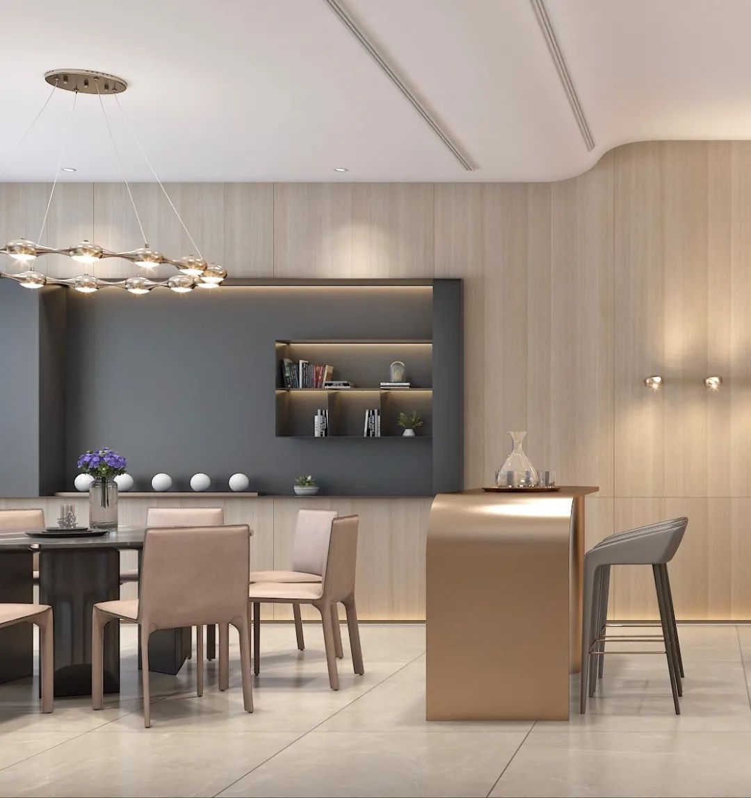 马思设计 | 现代轻奢别墅,打造理想生活空间-13