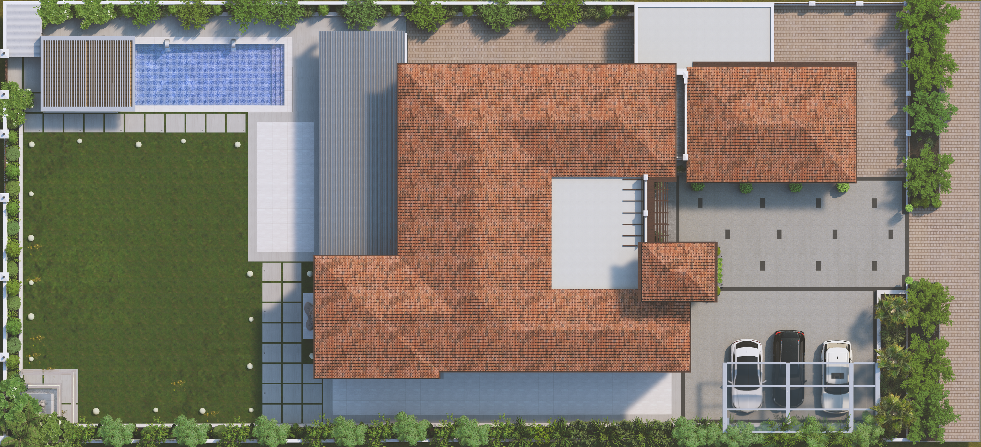 VILLA LANDSCAPE DESIGN - PT57- DUBAI-1