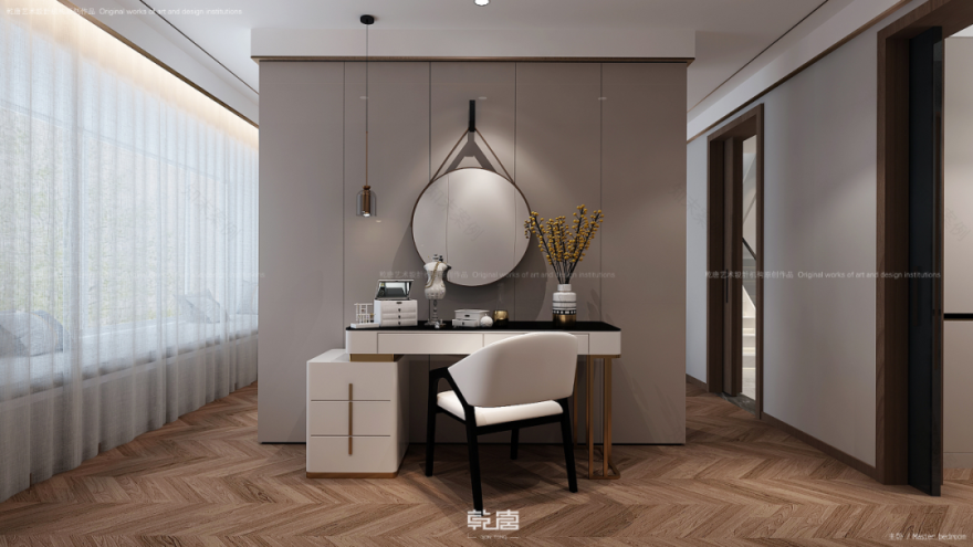 沈阳龙湖天宸原著现代新中式别墅设计丨中国沈阳丨TDD+e乾唐设计-30