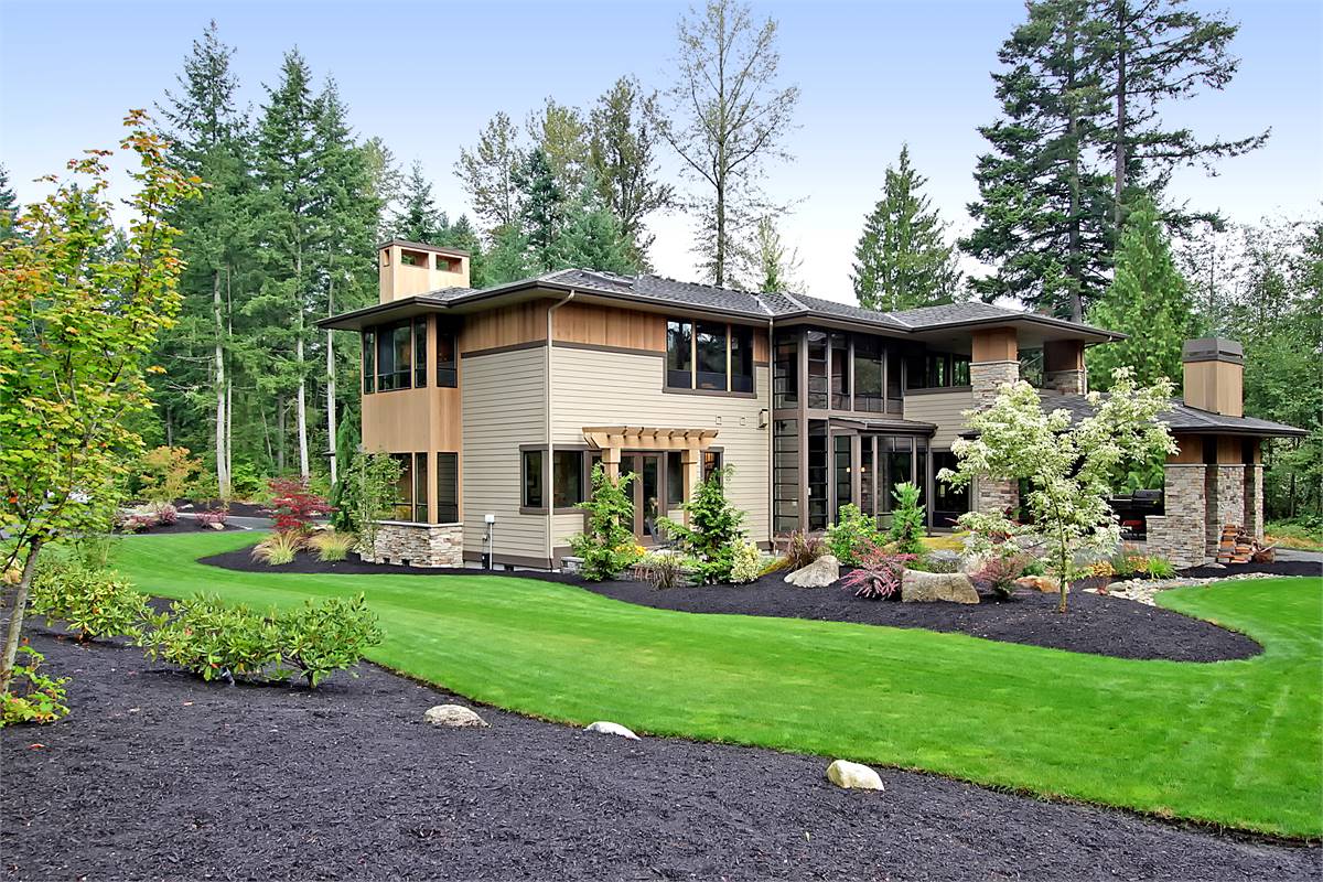 Plan 3346 两层现代住宅设计方案-5