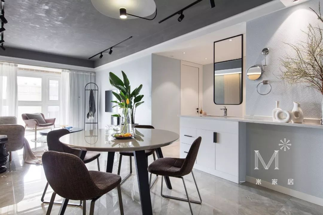 常州 89 平现代婚房，裸感水泥漆打造个性温暖空间-22