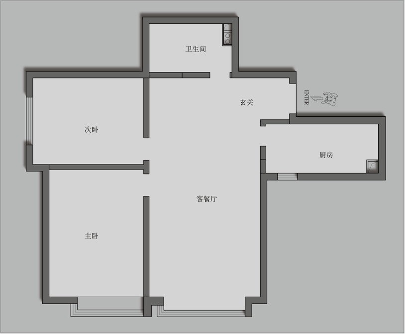 77㎡小空间,120㎡大享受 · 现代简约之家-9