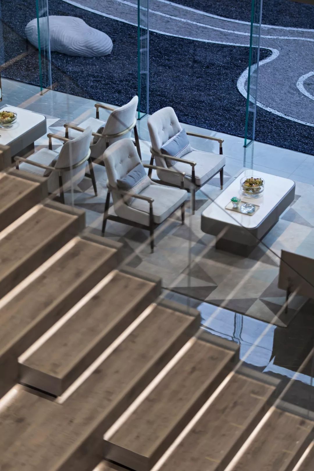 静谧高级灰 | 长沙卓越青竹湖售楼处设计鉴赏-47