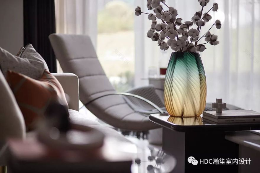 金为·铂鹭风华 A4 户型 | 85㎡现代橙色家居,尽显温暖与优雅-16