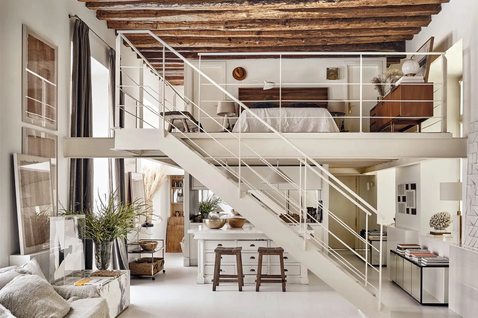 马德里自然风 loft | 历史建筑与现代设计的完美融合-1