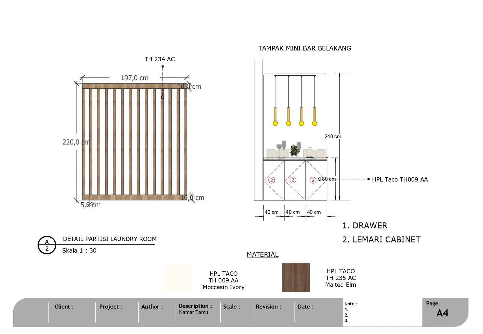 INTERIOR PROJECT @ MAIYA 2 RESIDENCE BLOK A2-13
