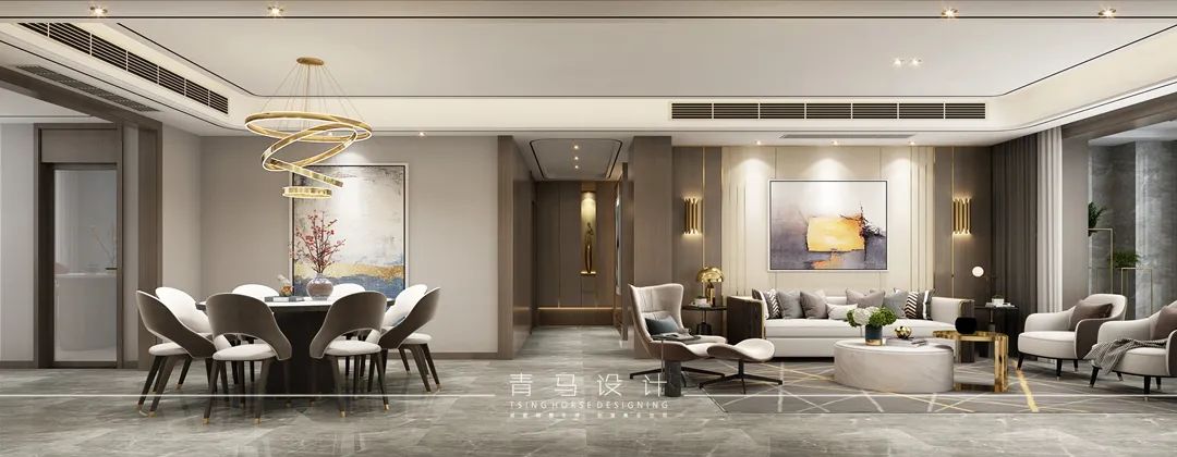 雅居乐御宾府·现代风格·王洁设计师的精致生活空间丨青马别墅空间设计-35