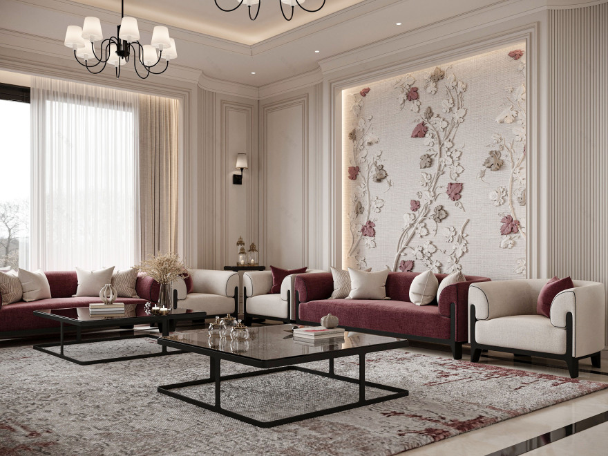 "Timeless Elegance: New Classic Style Simplex Villa"-50