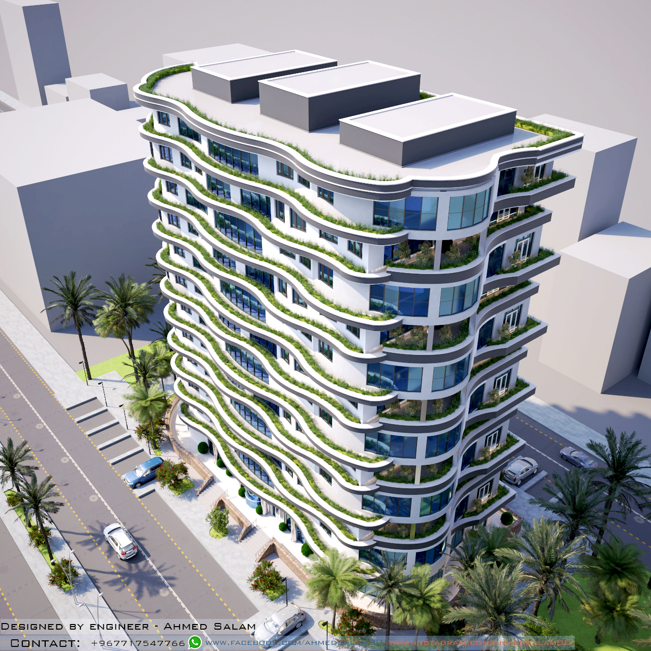 麦加某住宅塔楼设计丨沙特阿拉伯麦加丨Design Engineering consultants-8