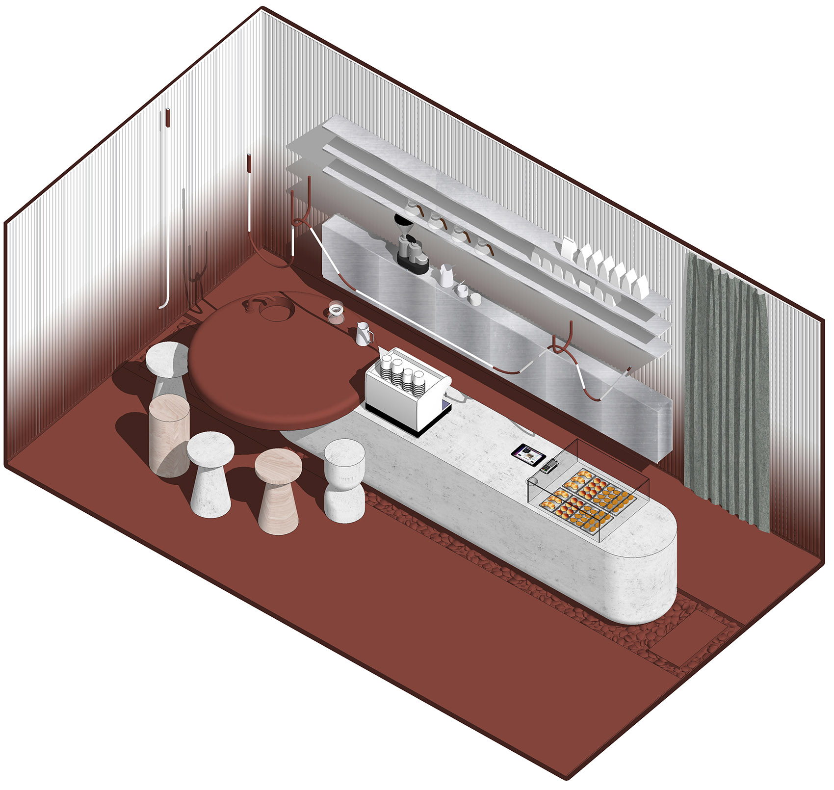 Tamago Kissaten 咖啡和甜品店丨俄罗斯加里宁格勒丨DA bureau-6