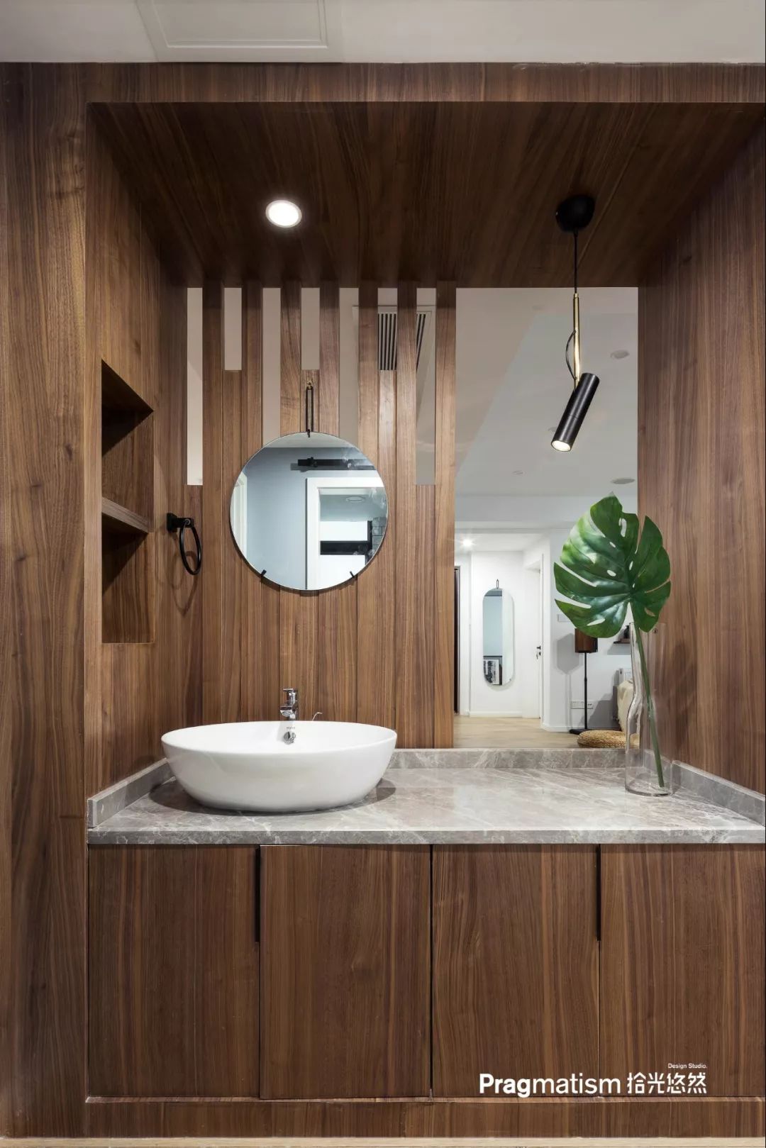 160 平大平层,三分离卫生间设计,影音娱乐与美食共享的空间-59