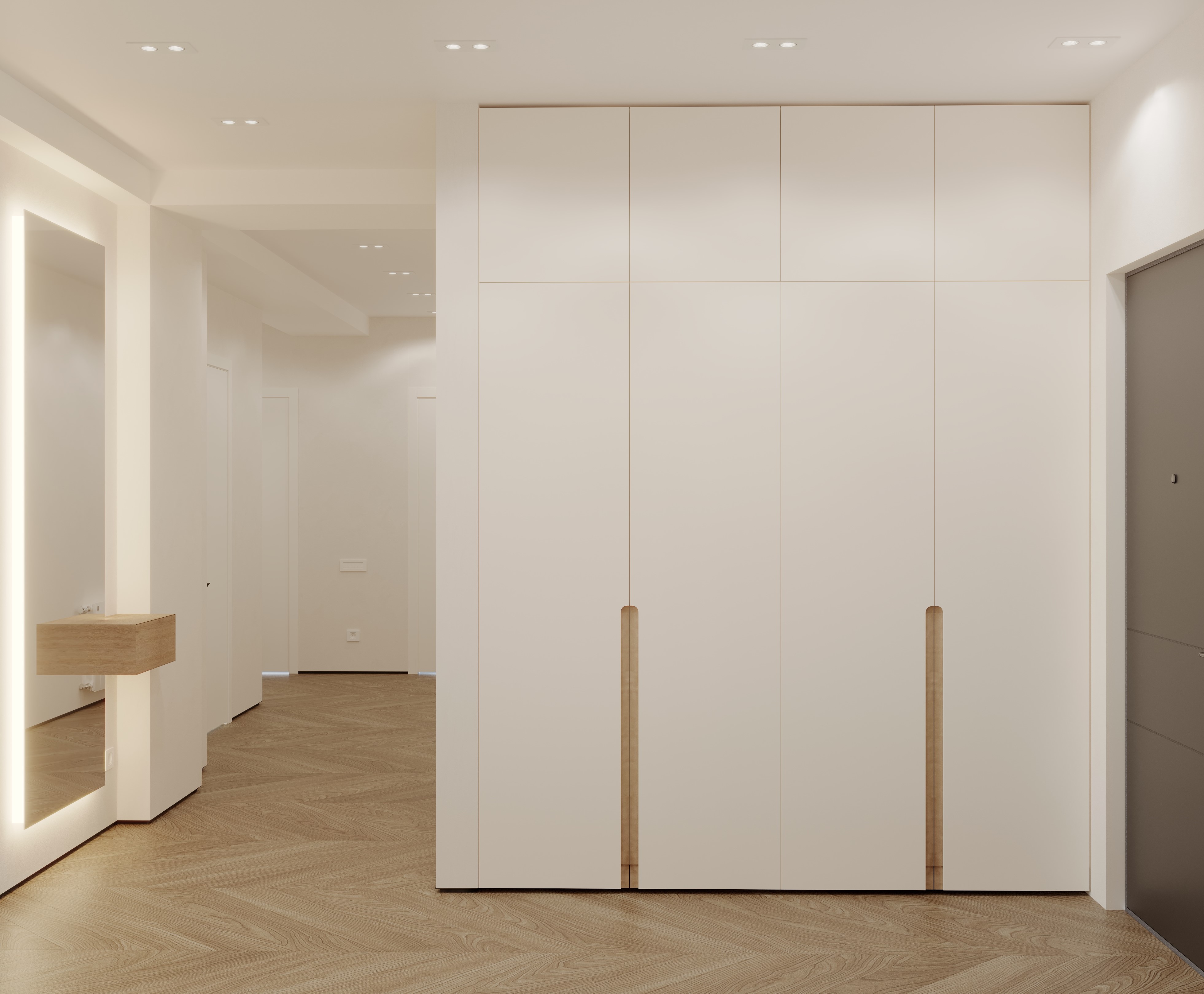 浅色客厅公寓设计丨亚美尼亚丨Zenith studio(设计师Ani Karapetyan)-8