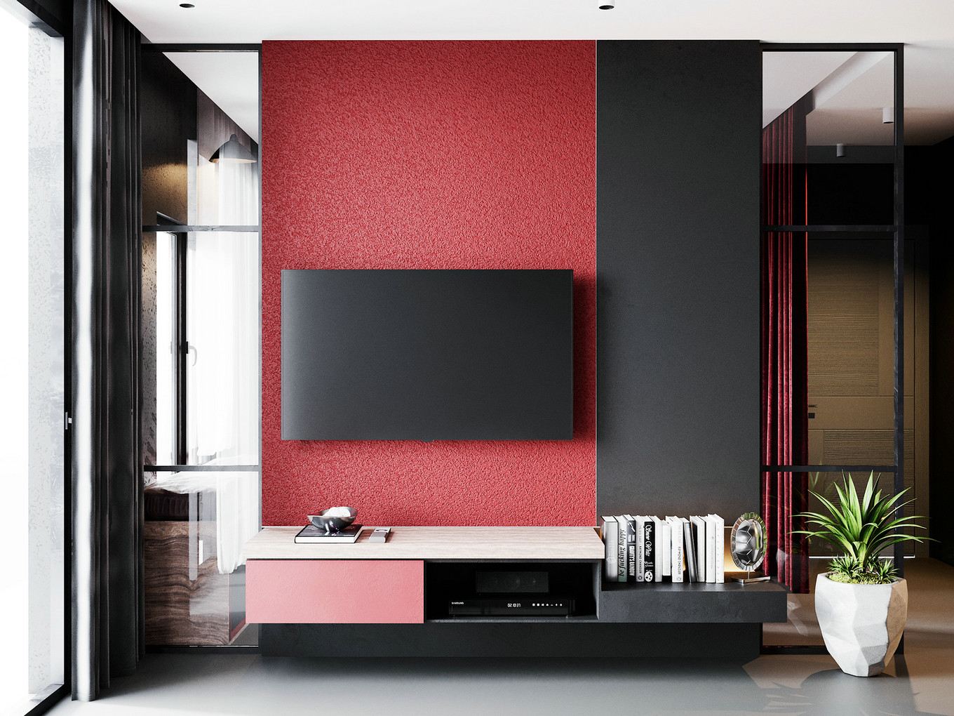 黑红经典配色，现代风格设计魅力再现-0