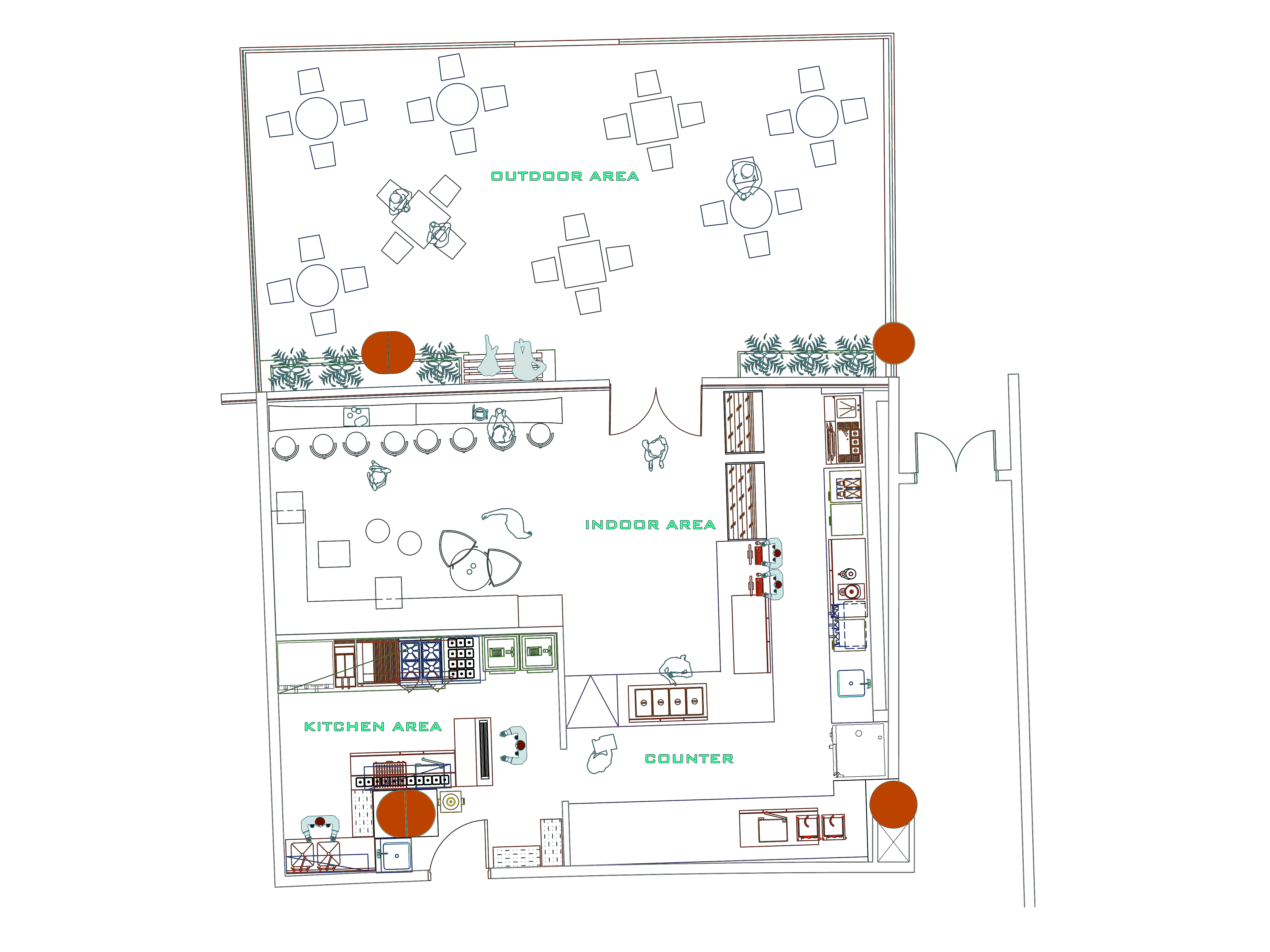 SEVEN SEEDS 餐厅设计丨埃及丨DStudios-13