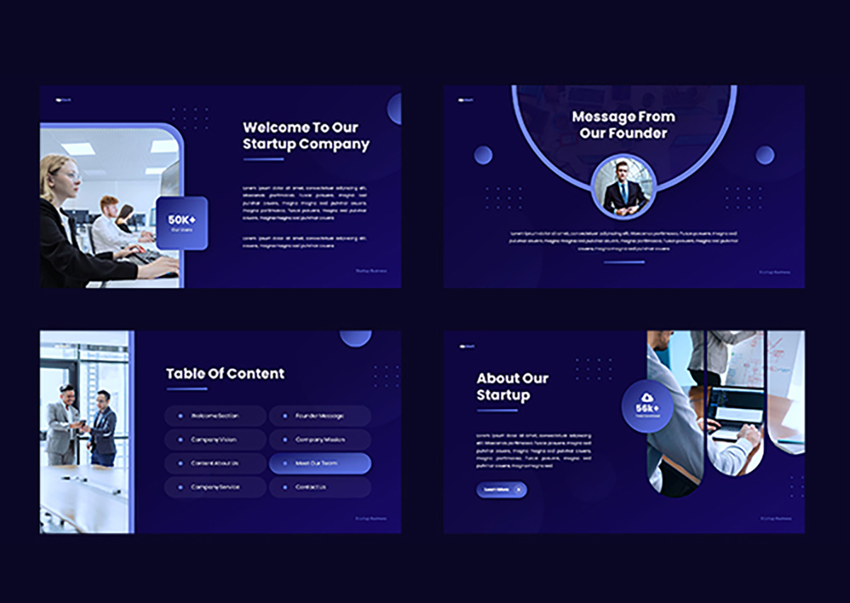 初创企业演示模板-4