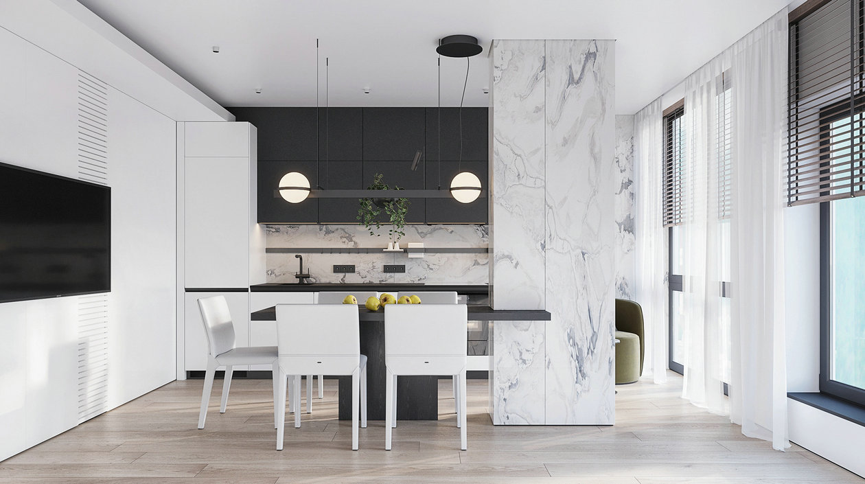 65㎡小空间公寓设计-6