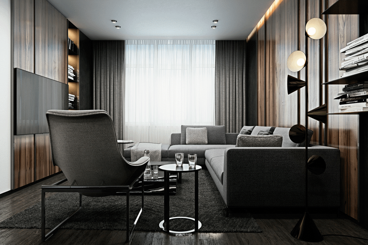 高级灰++ 高级黑 | 打造魅力奢华空间-41