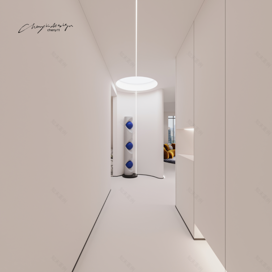 《Brumaire,雾月》·梵音与月色交织的现代艺术住宅丨中国洛阳丨忱意空间设计研究室-21