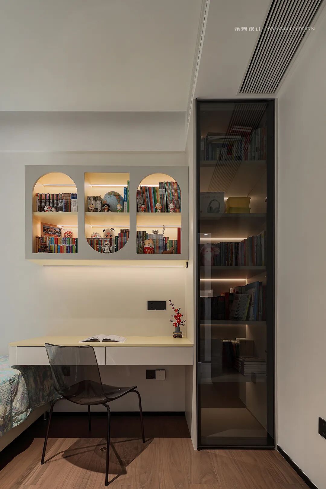 永安实景丨东海富汇豪庭107m²【设计让非常规空间重新涅槃】-138