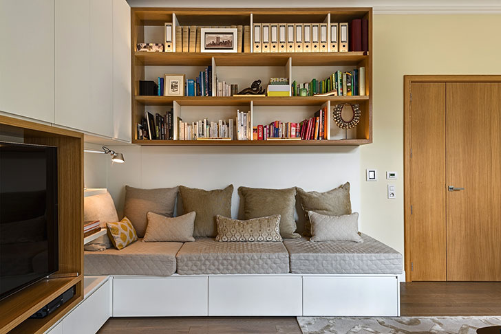 巴黎现代公寓设计，舒适放松的宜居空间-14