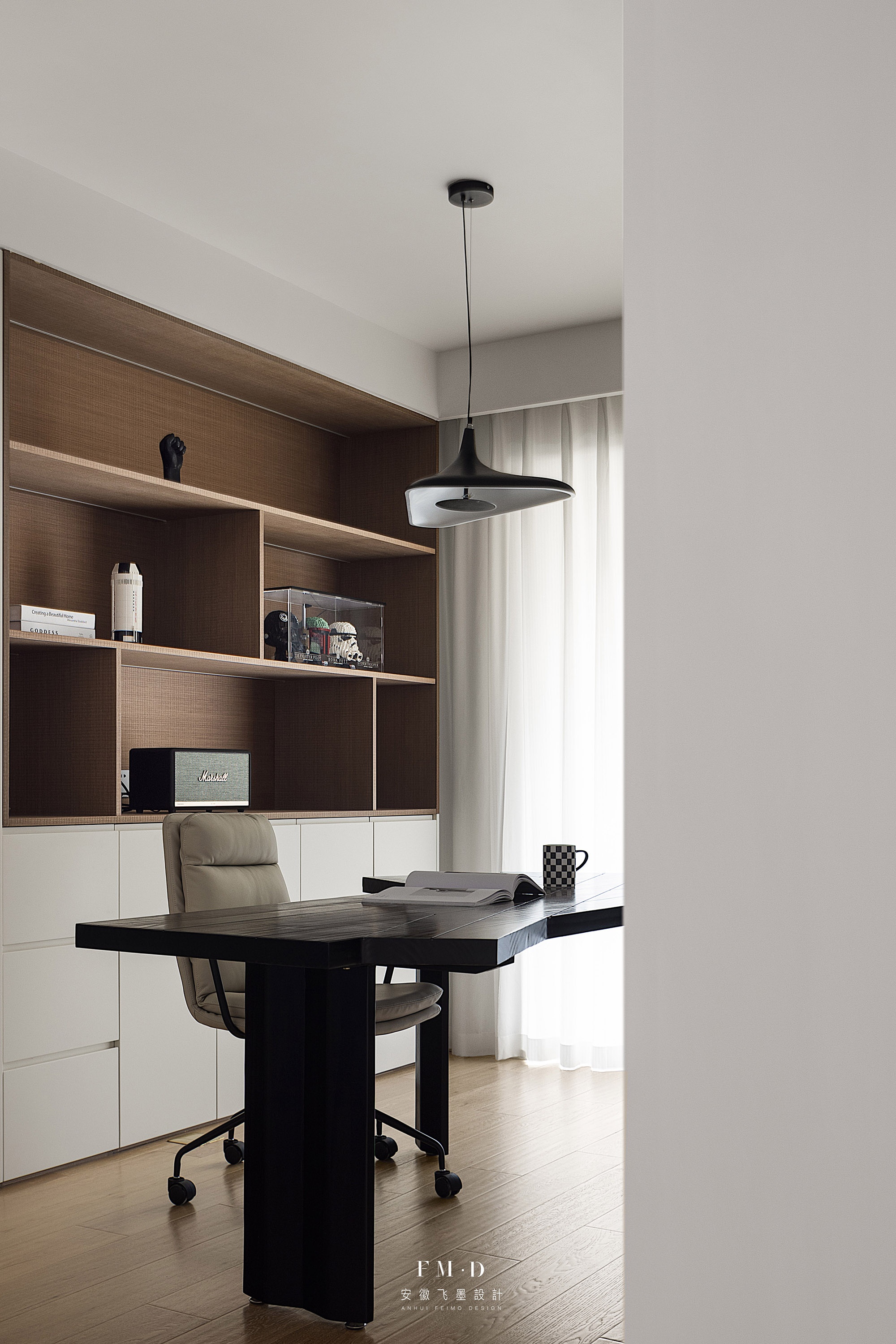 独居男士的130㎡极简风丨中国合肥丨飞墨设计组-48