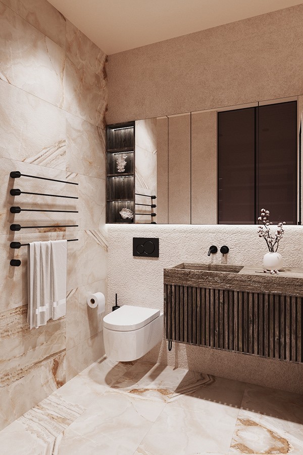 110m2空间设计--自然元素，温馨又高级！-27