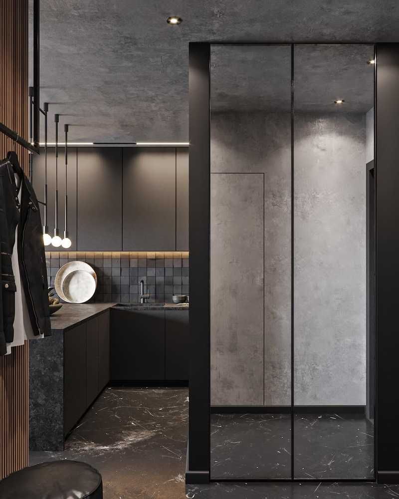 Квартира-студия в стиле лофт - 6 проектов, Фото интерьеров-237