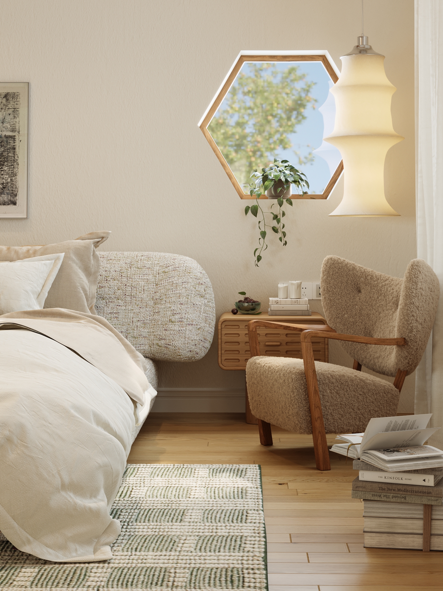 自然主义.卧室空间-高端家具——云海视觉-2