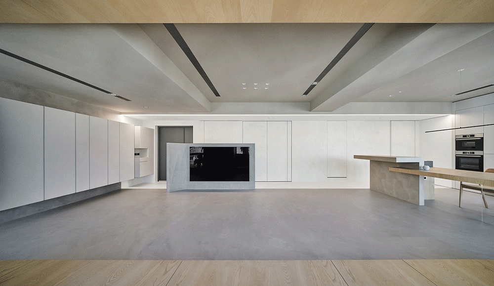 客厅变成大“广场”，139㎡可开可关的超大空间 | 虫点子新作-39