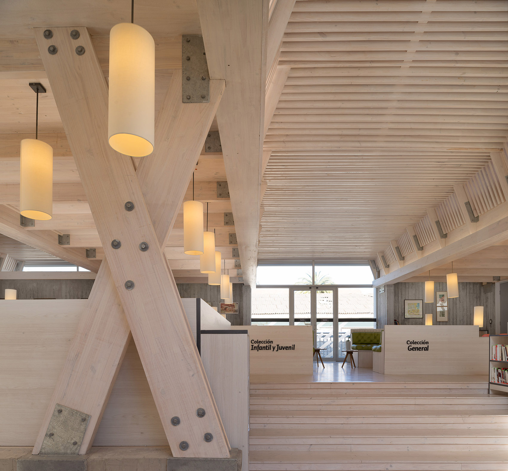 木结构图书馆,智利 / Sebastian Irarrázaval Arquitecto-35