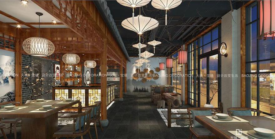 大境装饰打造独特餐馆设计-0