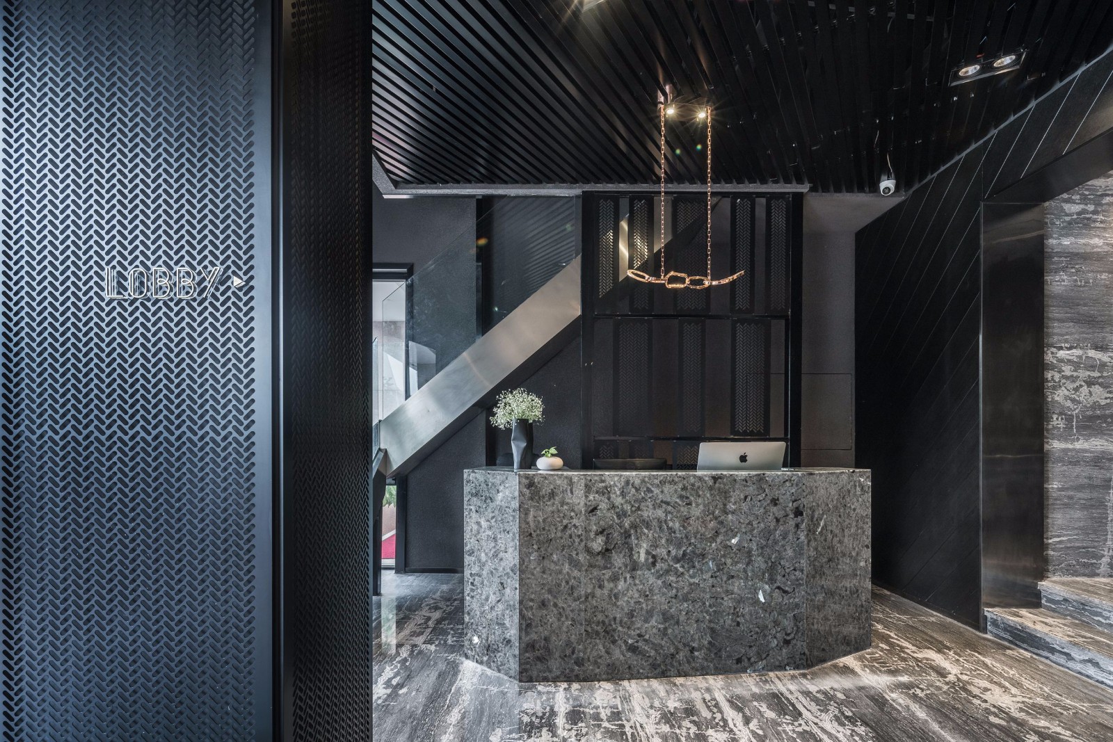 青岛「汐・时」旅店 | 潮汐时间层次的室内空间设计-4