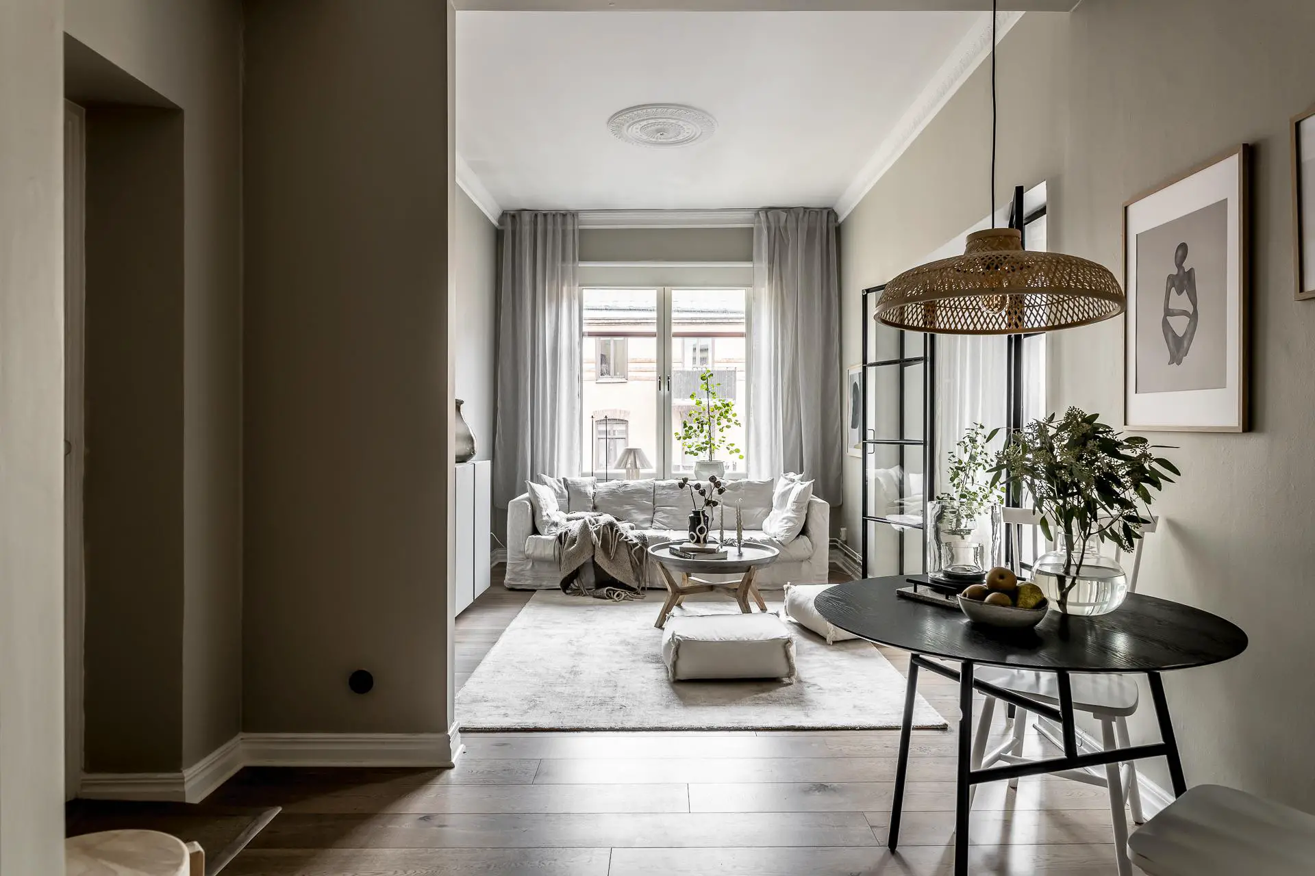 优雅温馨的 44m2 瑞典公寓设计-5