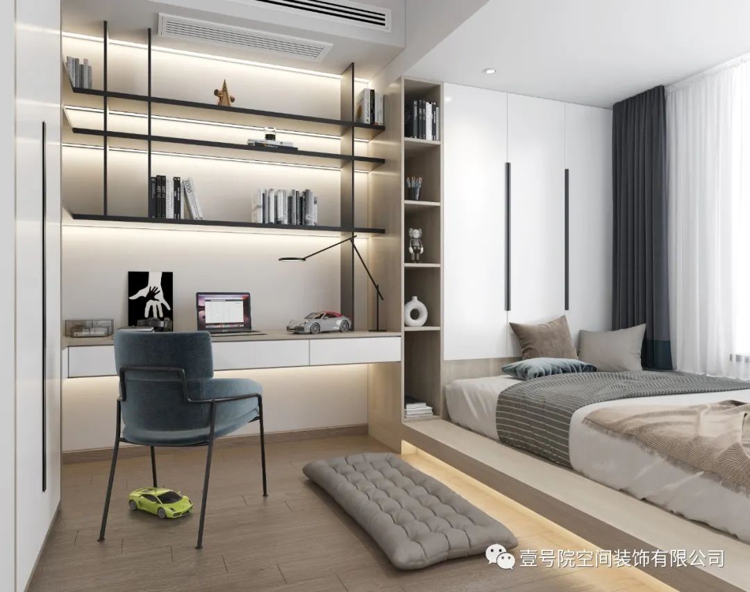 雍容华府现代住宅丨壹号院空间装饰-50