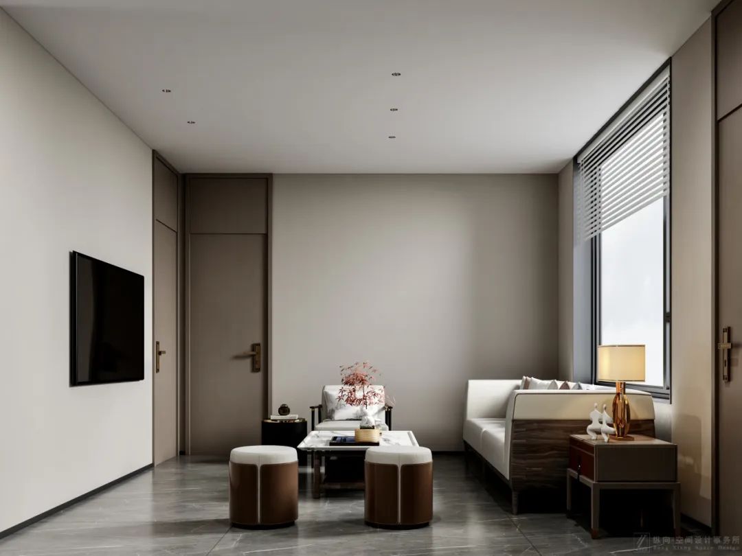 湖南浏阳 450㎡新中式自建别墅丨中国湖南丨纵向·空间设计-28