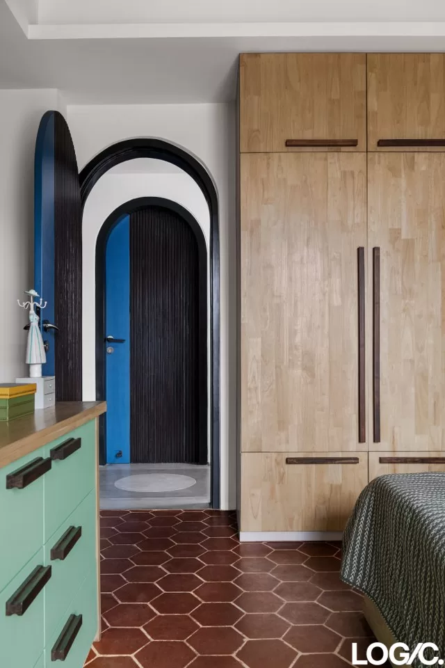 A Spacious, Colour-Rich House Of Curves Designed With Open And Airy Spaces | Logic Architecture + Research - The Architects Diary-22