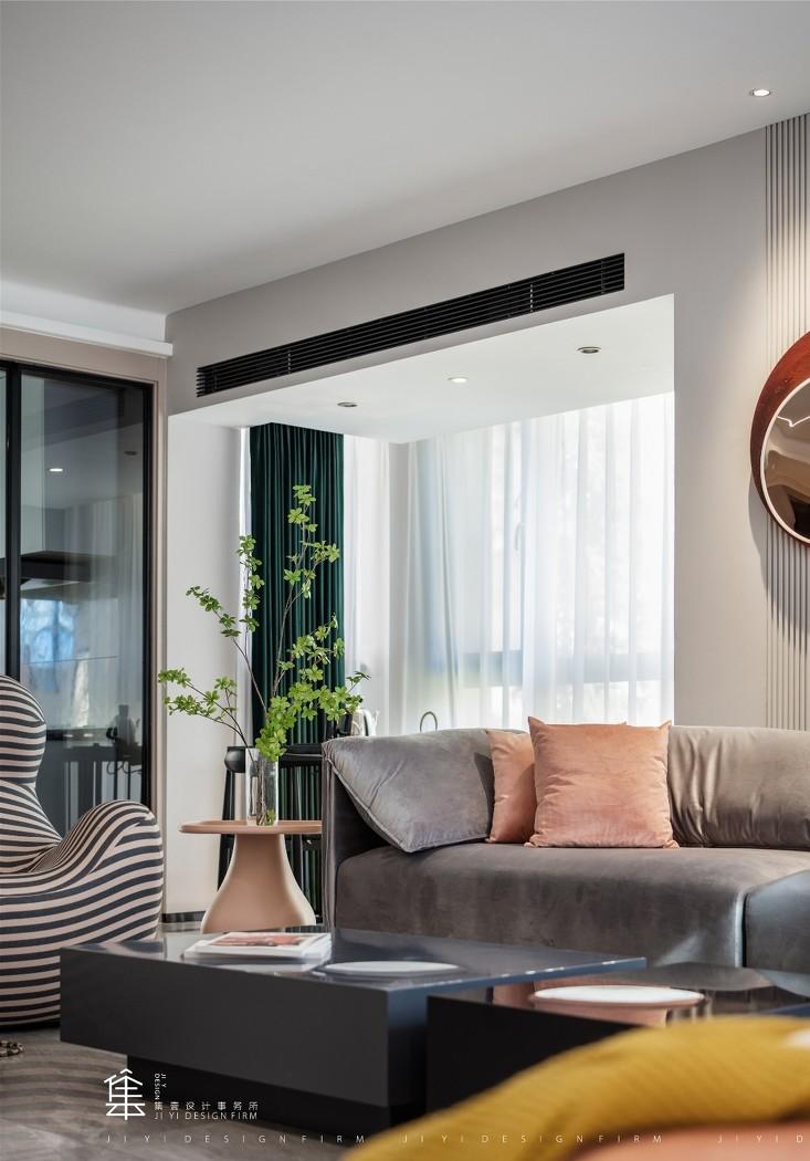 集壹设计事务所-习伟亮丨平层丨绿野清风-1