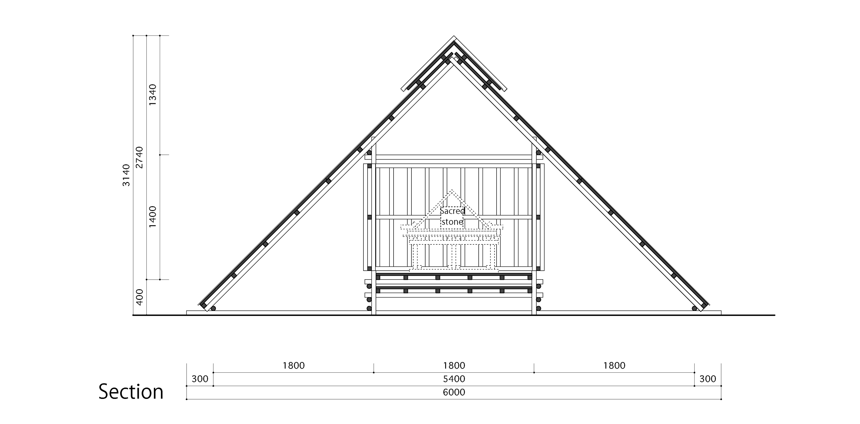 日本荒村自建神道神社，钢管木板创造神圣空间-18