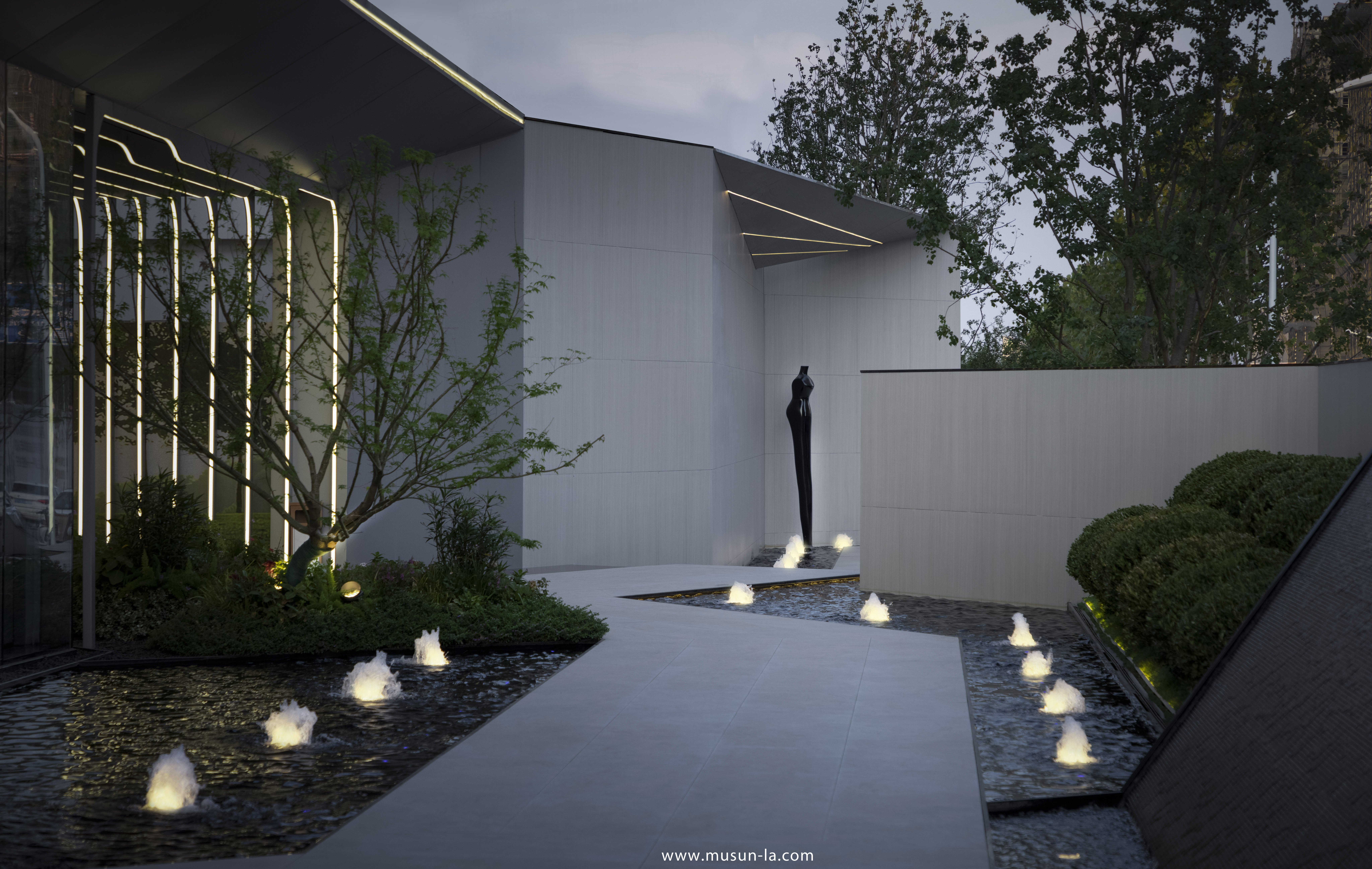 MUSUN·创霖·锦程澜湾丨中国合肥丨木杉景观-15