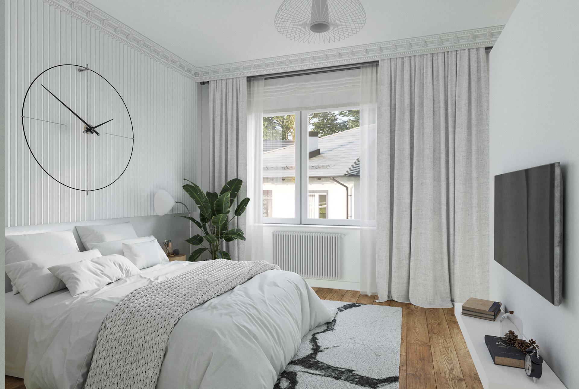 Guryevskaya Sloboda 村 3 号住宅室内设计丨Sergey Kachalov-15