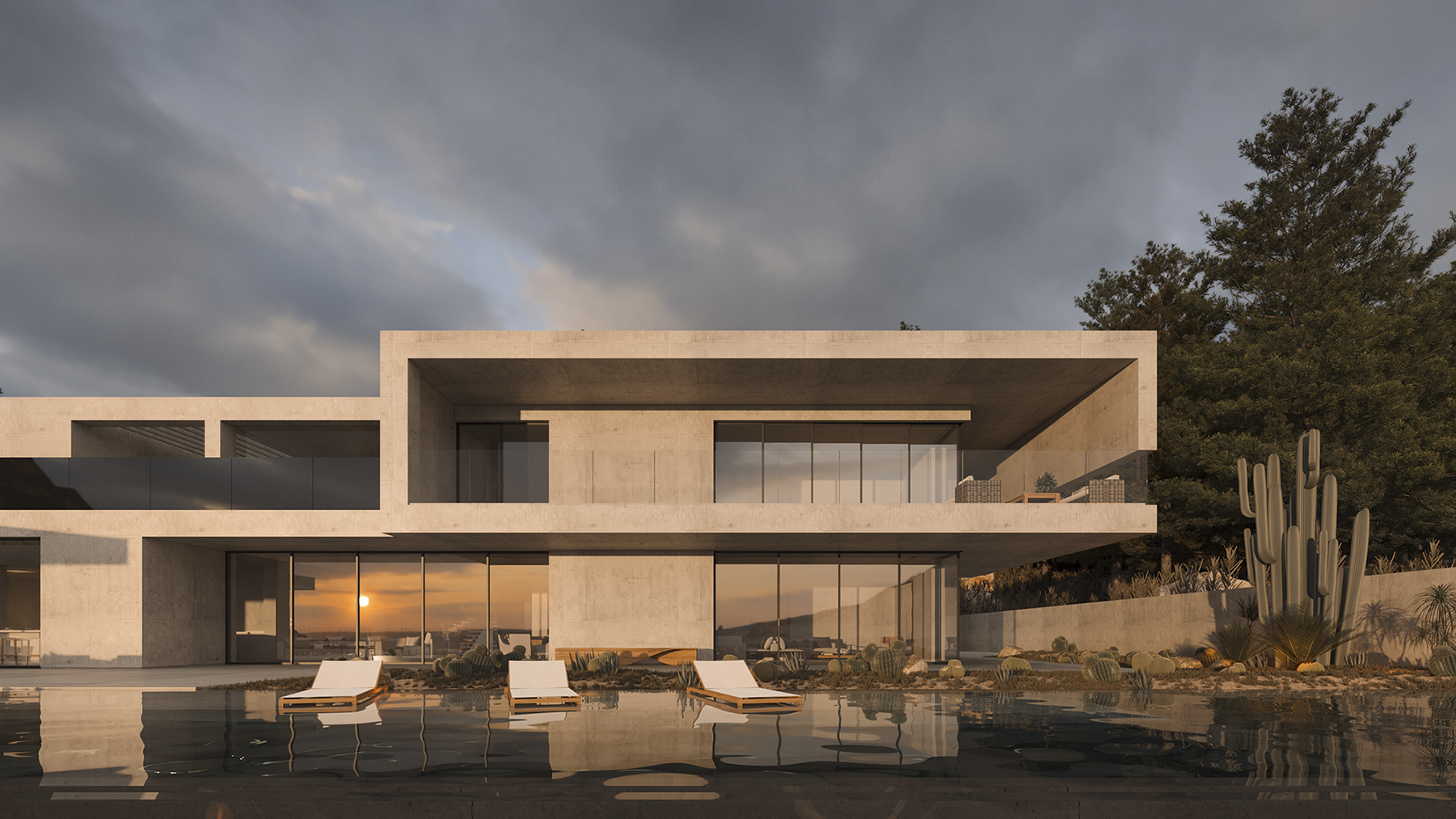 大海道别墅 | 现代简约风格打造舒适海景空间-2