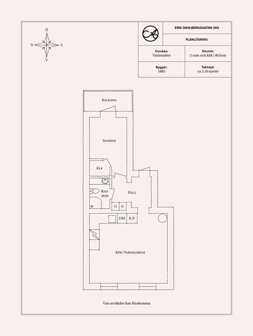 瑞典 48 平米趣味公寓 | 暖色调与幽默壁画完美结合-30