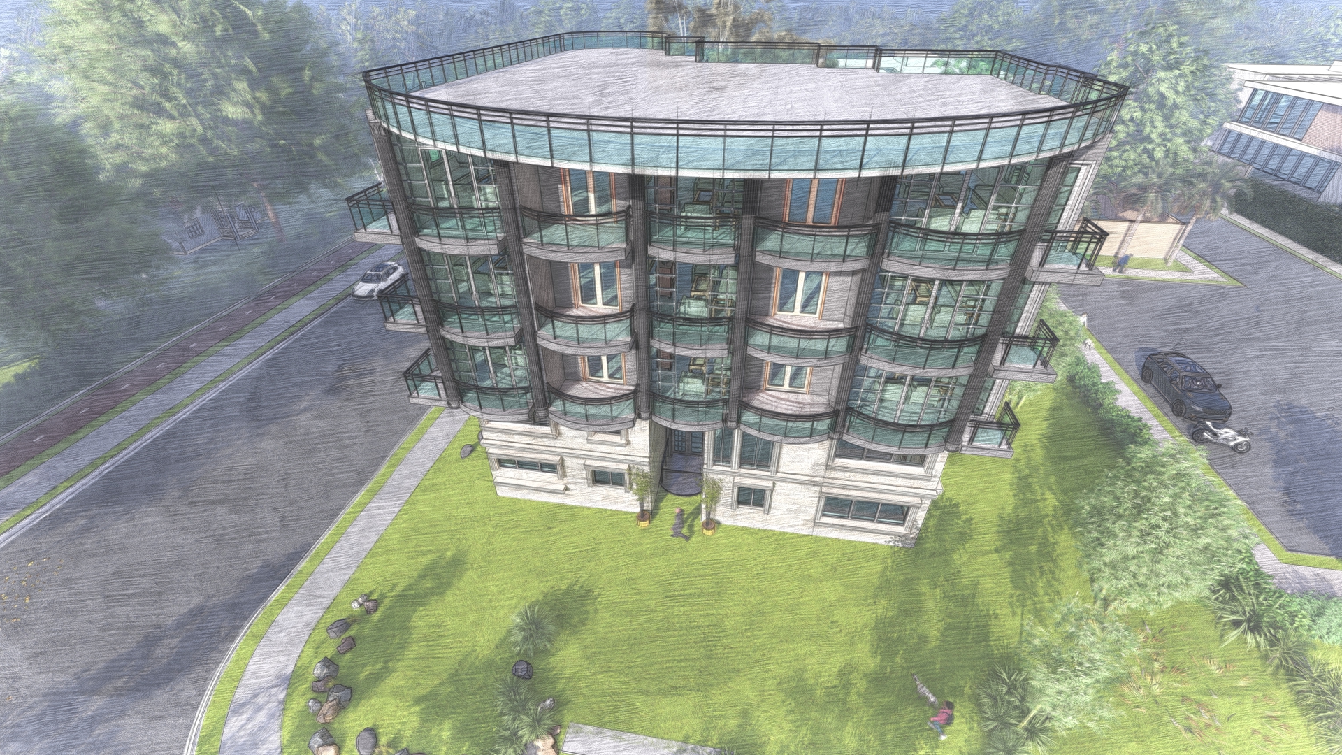 Revit Design House Floor-10