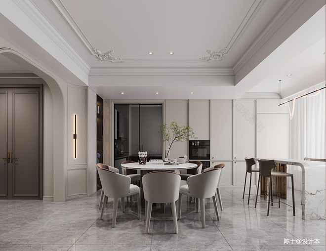 四居及以上300平米装修案例-18