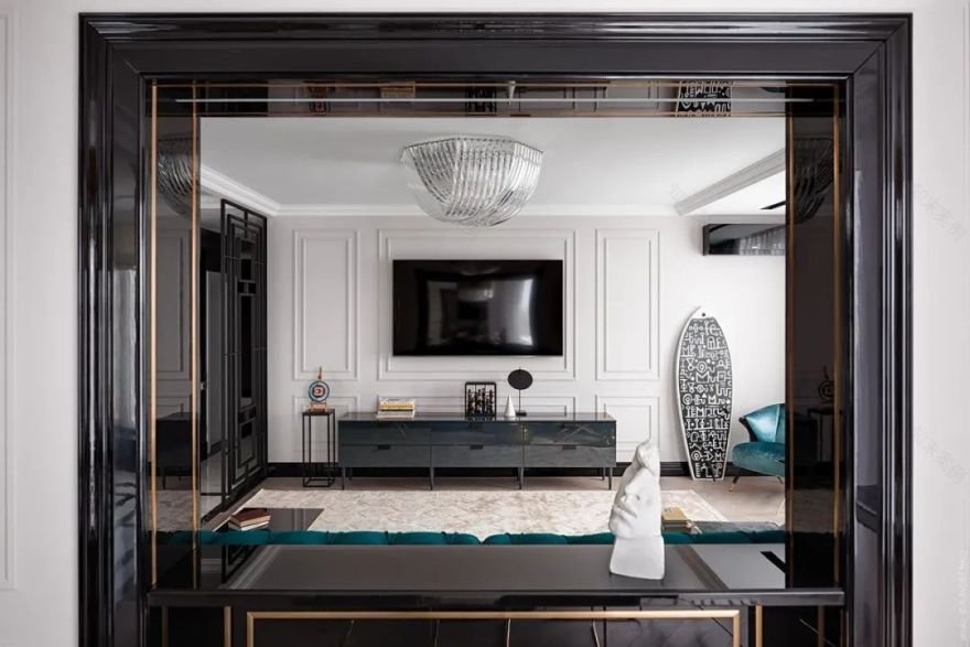 简约轻奢风,黄铜元素提升空间高级感-34