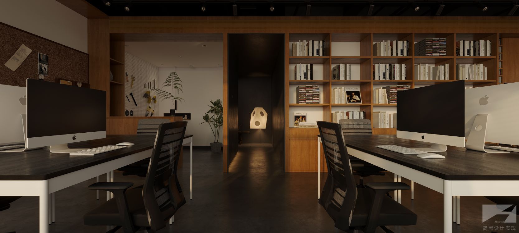 现代风格小型办公室-2