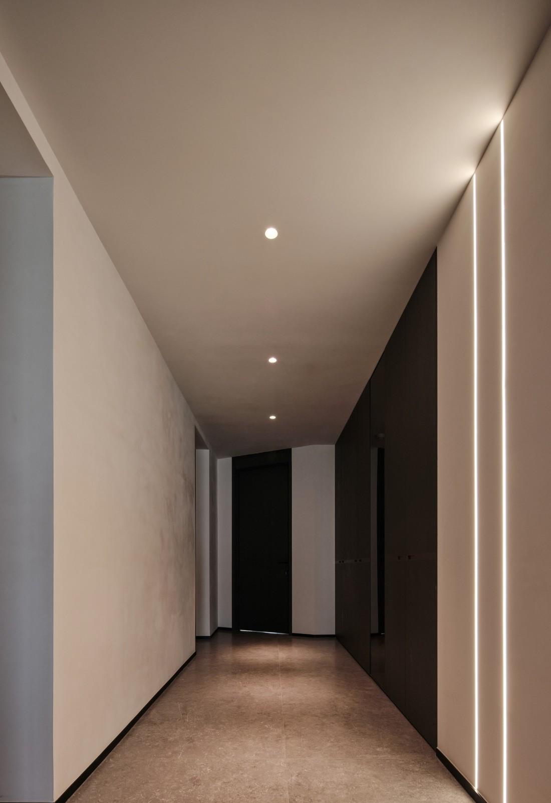 高级灰湖景房室内设计-22