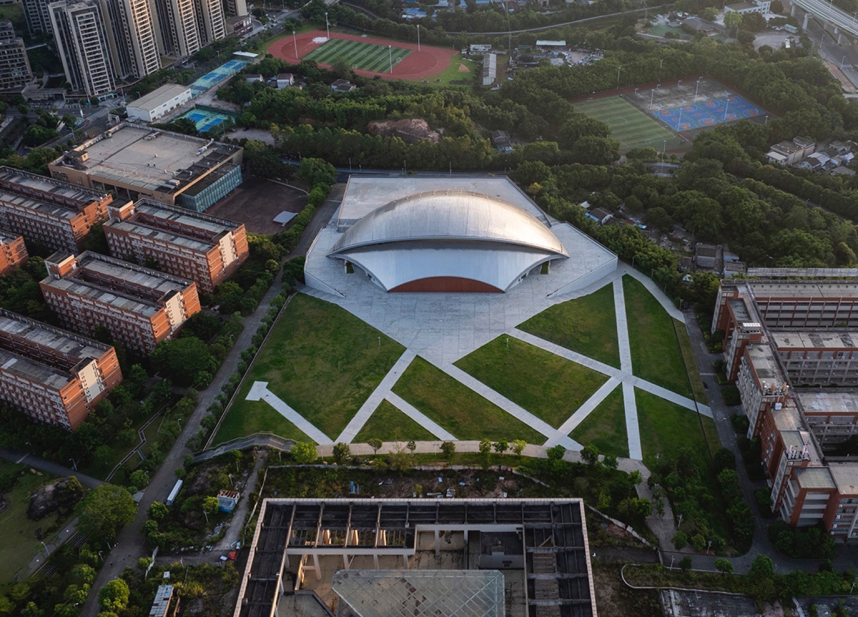 广东理工职业学院体育馆丨中国中山丨华南理工大学,江苏浩森建筑设计有限公司-8