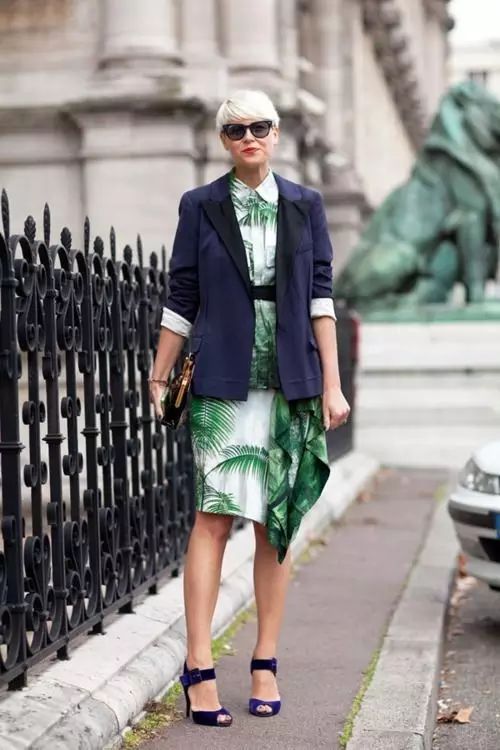 2017 流行色草木绿，这样穿让你远离路人-66